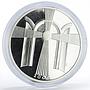 Lithuania 50 litu New Millennium Arch proof silver coin 2000