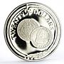 British Virgin Islands 20 dollars Gold Ecsudo proof silver coin 1985