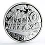 Cook Islands 5 dollars Tall Ships France II Ship Clipper silver coin 2008