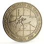 Panama 10 balboas Ratification of Panama Canal Treaty nickel coin 1978