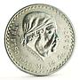 Mexico 1 peso Morelos Independence War silver coin 1948