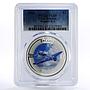 Cook Islands 2 dollars Hugues H-1 Racer Aircraft PL69 PCGS silver coin 2006