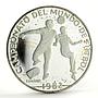 Panama 10 balboas Football World Cup in Spain Two Players proof silver coin 1982