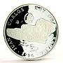 Spain 10000 pesetas Art series Naked Maja and Flower Pickers silver coin 1996