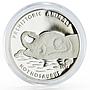 Cambodia 20 riels Prehistoric Animals series Nothosaurus proof silver coin 1994