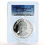 Panama 5 balboas 75th Anniversary of Independence PR69 PCGS silver coin 1978