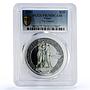 Palau 10 dollars Eternal Sculptures Tre Grazie Three Graces PR70 PCGS coin 2020