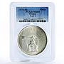 Mexico 1 onza Type 2 Scales MS64 PCGS silver coin 1978