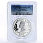 Philippines 50 piso Ferdinand E. Marcos PR69 PCGS silver coin 1975