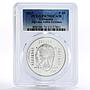 Lithuania 20 euro Centennial of Algirdas Greimas PR70 PCGS silver coin 2017