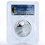 Fiji 1 dollar Paraolimpian Arnost Petracek PR70 PCGS silver coin 2016