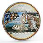 Cook Islands 20 dollars Sandro Botticelli Art Birth of Venus silver coin 2008