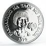 Philippines 50 piso International Year of the Child silver coin 1979