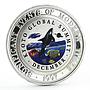 Somali 250 shillings Kyoto Global Summit Marine Life colored silver coin 1997