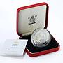 Mauritius 20 rupees 50th Birth of Prince Charles Philip proof silver coin 1997