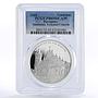 Paraguay 1 guarani Santisima Trinidad Church Temple PR69 PCGS silver coin 2005