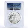 Malta 5 pounds Windmill Landscape PR69 PCGS silver coin 1977