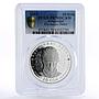 Kyrgyzstan 10 som Queen Kurmanjan Datka PR70 PCGS silver coin 2012