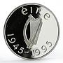 Ireland 1 pound 50th Anniversary of United Nations Flying Dove silver coin 1995