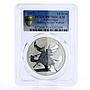 Kyrgyzstan 10 som Kaganate Heavy Armored Soldier PR70 PCGS silver coin 2017