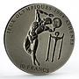 Congo 10 francs Athenes Olympic Games series Discus Atlethe silver coin 2002