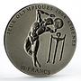 Congo 10 francs Athenes Olympic Games series Discus Atlethe silver coin 2002