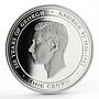 Tristan da Cunha 1 crown 300 Years of King George VI silver coin 2014