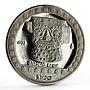Mexico 100 pesos Precolombina Brasero Efigie Statue silver coin 1992