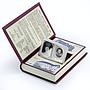 Niue 2 dollars 450 Years of William Shakespeare colored proof silver coin 2014