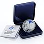 Kyrgyzstan 10 som Symbol of the Kyrgyz Kaganate Tamga Horsemans silver coin 2015