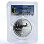 Burundi 5000 francs Yakovlev YAK-7B Plane Aviation PR70 PCGS silver coin 2014