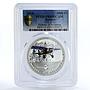 Burundi 5000 francs PZL P11 Plane Aviation PR69 PCGS silver coin 2014