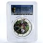 Pitcairn Island 2 dollars White Rabbit Clock PR69 PCGS silver coin 2011