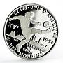 Benin 1000 francs Football World Cup in the USA Player proof silver coin 1992