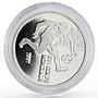 Congo 1000 francs Football World Cup in France Player proof silver coin 1997