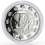 Benin 1000 francs Endangered Wildlife African Elephant proof silver coin 2014