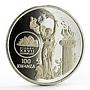 Angola 100 kwanzas Sydney Olympic Games series Fire and Flame silver coin 1999