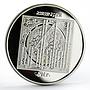 United Arab Emirates 50 dirhams Islamic Personality Sheikh Zayed silver 1999