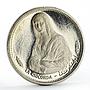 Sharjah 1 riyal Mona Lisa La Gioconda proof silver coin 1970