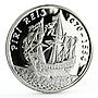 Turkey 50000 lira Ottoman Admiral Piri Reis Ship Clipper proof silver coin 1995