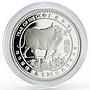 Liberia 20 dollar Lunar Calendar series Year of the Ox proof silver coin 1997