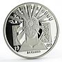 Turkey 20000 lira Teacher's Day Knowledge School proof silver coin 1989