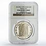 Yemen 5 riyals Da Vinci Mona Lisa Painting Art PF66 NGC proof silver coin 1975