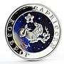 Armenia 100 dram Zodiac Signs series Capricorn colored silver coin 2007