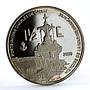 France 1 1/2 euro Porte-Avions Charles De Gaulle Ship proof silver coin 2004