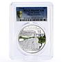 Cook Islands 1 dollar Scotsman Train Railway Railroad PR69 PCGS silver coin 2004