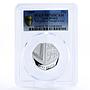 Britain 50 pence New Design Shield Arms Royal Symbol PR70 PCGS silver coin 2009