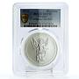 Ukraine 1 hryvnia Faith series Archangel Michael MS70 PCGS silver coin 2021