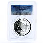 Philippines 200 piso WWF series Mindoro Buffalo Bull PR67 PCGS silver coin 1987