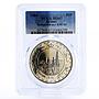 Brunei 10 dollars National Independence Day Mosque MS67 PCGS CuNi coin 1984